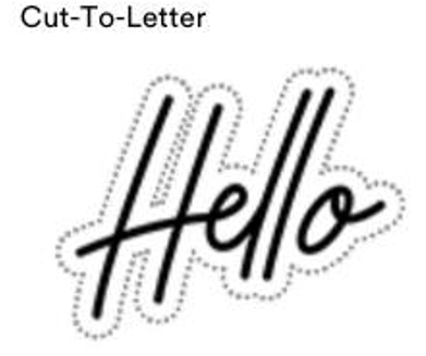 Cut-To-Letter