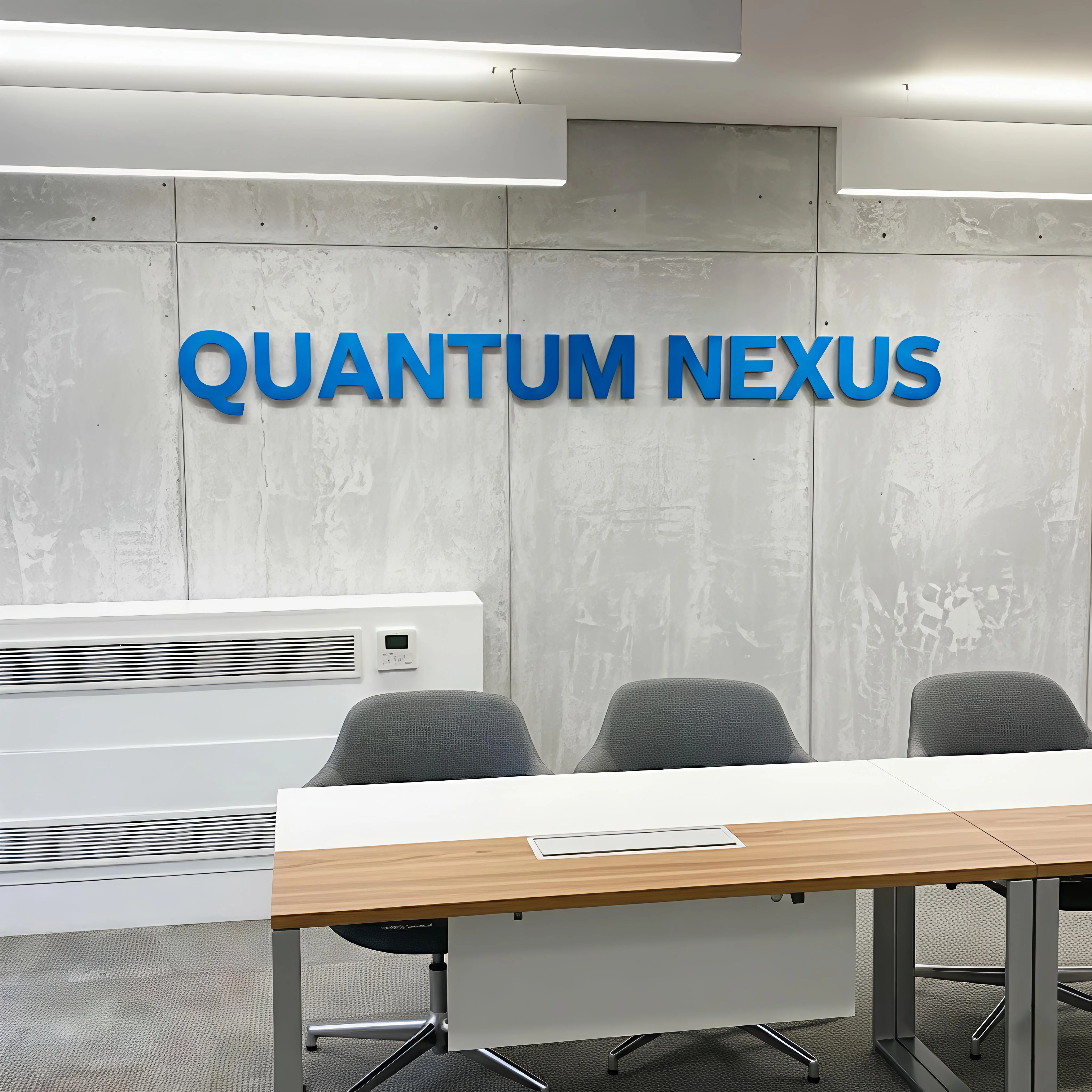 40mm 3D Logo Wall Sign Premium Office Branding Graphic